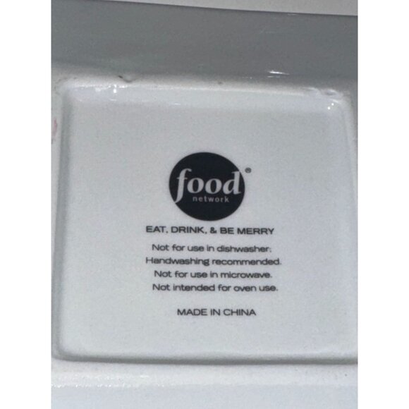 Holiday-Themed Food Network Square Plates Set Of 5 - Picture 2 of 8